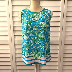 NWOT Lilly Pulitzer Iona tank top with button down back